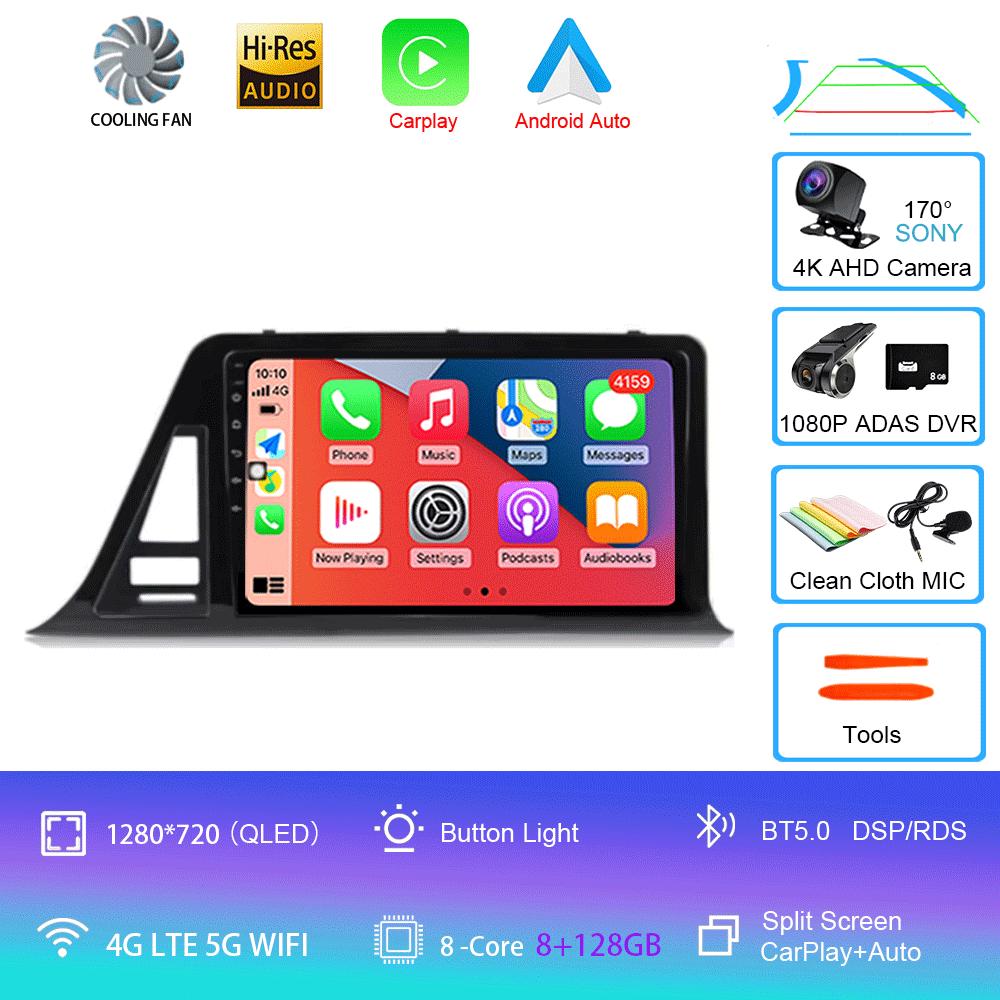Для Toyota C-HR CHR 2016-2020 автомобильный радиоприемник Android 14 Carplay Auto Screen мультимедийный проигрыватель с правой стороны водителя стерео 2din головное устройство