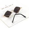Frame Small UV Protection Film Diamond Shape Men's Shades Sun Glasses Women's Sunglasses