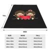 Monchhichi Fluffy and Stylish Flannel Cute Throw Blanket for X Blanket, Blanket, All-Season Washable, Warmth, 50" 40"