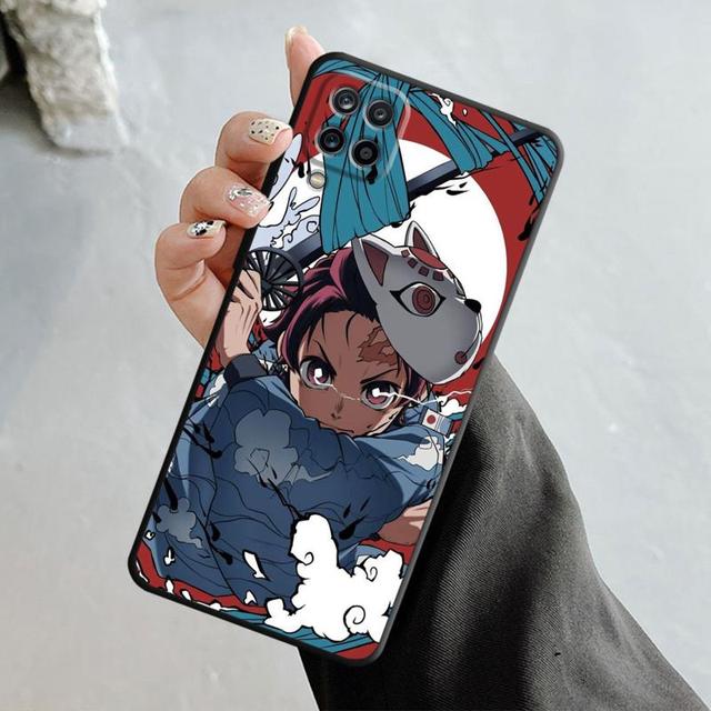 Чехол для телефона Samsung Galaxy A70 A70s A50 A30s A04s A20s A20e A02 A02s A03 A42 M31 M13, чехол аниме Demon Slayer Nezuko Tanjirou