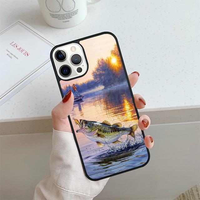 Rainbow Trout Fishing Skin Phone Case For iPhone 17 Air 13 12 14 15 16 Cover For Apple Pro Max 6S Plus Coque