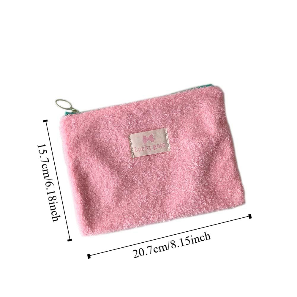 Хранение ювелирных изделий плюшевая канцелярская сумка большой емкости пенал пенал для девочек/мальчиков