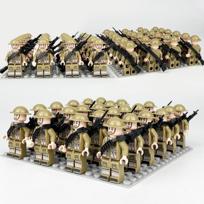 Small Particle Soldier Building Blocks Durable Abs Plastic Construction