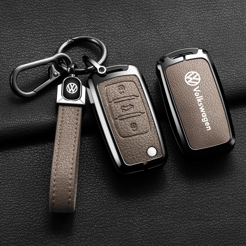 For VOLKSWAGEN VW Car Zinc Alloy Key Case Cover Shell For Volkswagen VW Polo Bora Beetle Tiguan Passat B5 B6 B7 Golf EOS Scirocc