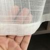 1 шт. Белые короткие вышитые занавески Прозрачные марлевые занавески Декоративная занавеска