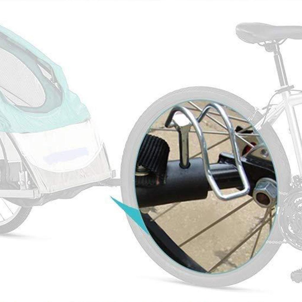2 шт. Велосипедное прицепное устройство-сцепка для прицепа, соединитель для детской коляски, портативные универсальные детали для велосипедного коннектора