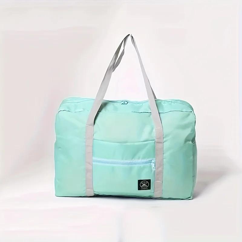Portable and lightweight travel luggage bag, large capacity sports and fitness bag, foldable handheld boarding bag
