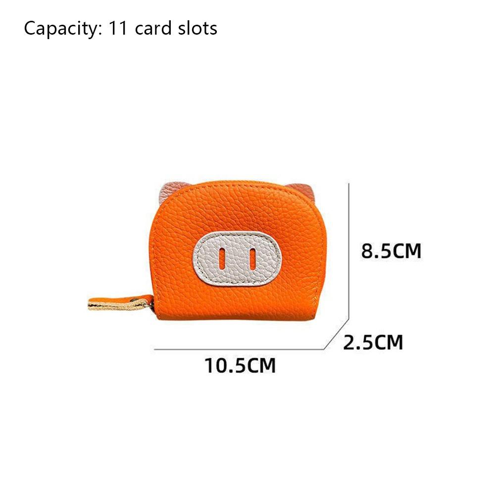 Милый кошелек-поросенок из ПУ кожи, мини-кошелек для монет, простой кошелек для монет