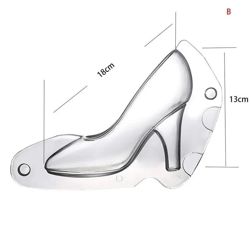 New 2026 High Heel Shoes Shape Chocolate Mold Fuuny Candy Sugar Paste Fondant Mould DIY Cake Decor Tools Baking Accessories