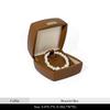 Luxury Vintage Leather Jewelry Box with Gold Logo | Ring Pendant Bracelet Bangle Storage Organizer Gift Set
