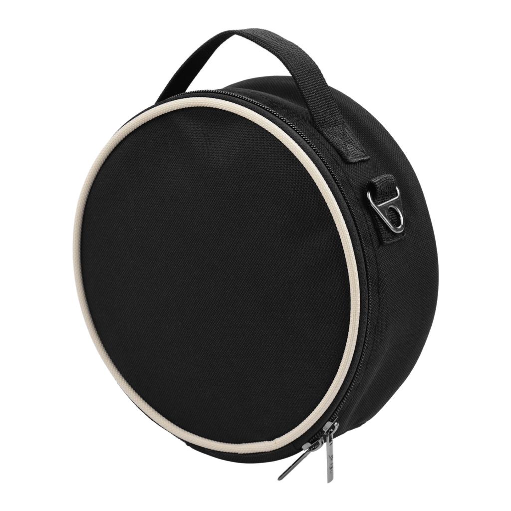 Portable Thumb Piano Soft Case Waterproof Fabric Circle Shape Kalimba Storage Bag Multi-Functional Round Gig Bag with Adjustable Strap for 10 Keys 17