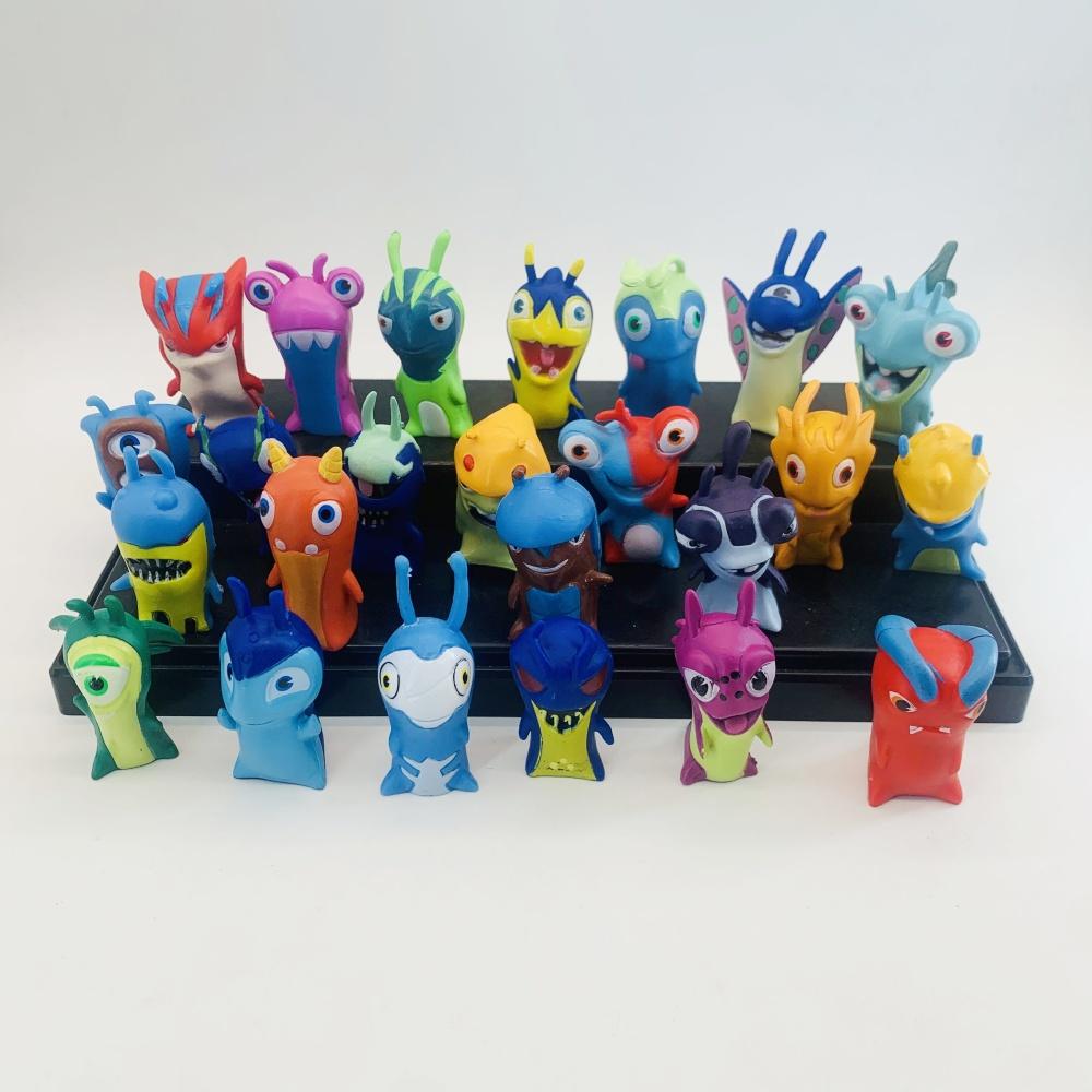 6-24 ШТ. Фигурки Slugterra ПВХ Магический Зверь Монстр Слизни Фигурка Модель Коллекция Игрушки Подарок для Ребенка Взрослого