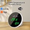 Tuya WiFi Temperature Humidity Sensor Smart Indoor Hygrometer Thermometer With LED Display Backlight Support Google Home Alexa