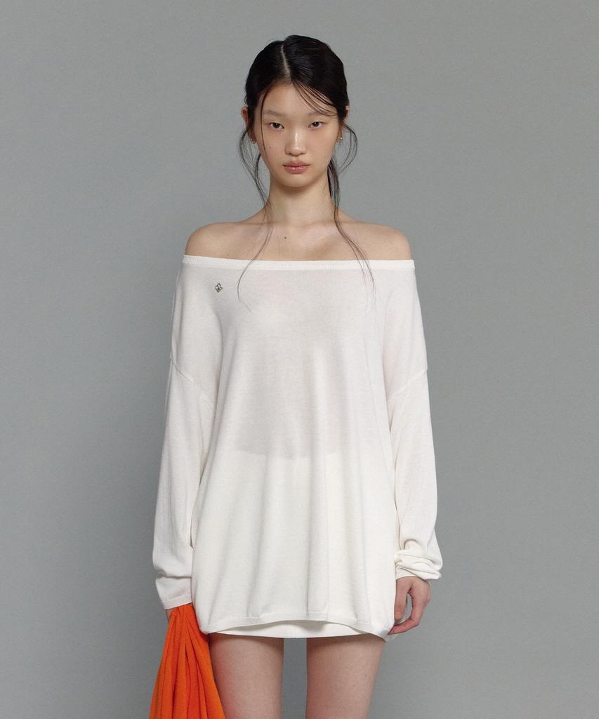 ODS Mori One Shoulder Knit (Ivory)