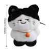 Stuffed Cat Doll Pendant Bell Cat Plush Pendant Doll Keyring Cat Plush Toy Keychain  Birthday Gifts