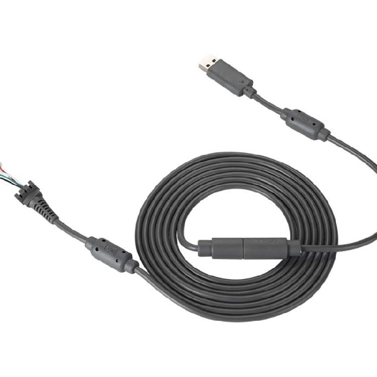 USB 5Pin Gamepad Cable Replacement Wire with Breakaway Adapter for 360 Controller Replacement Cable