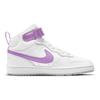 Nike Court Borough 2 Mid White Fuchsia Glow - CD7782-103
