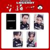 4 шт. LNGSHOT 1-й альбом SHOT CALLERS K4 Специальная карта POP-UP Магазин WVS Открытка RYUL WOOJIN LOUIS OHYUL Фанаты Яркие Карточки
