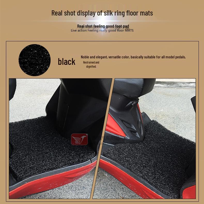 Compatible Silk Ring Foot Pad for SYM Hanjang S 125CC XS-125T-21 EFI Motorcycle