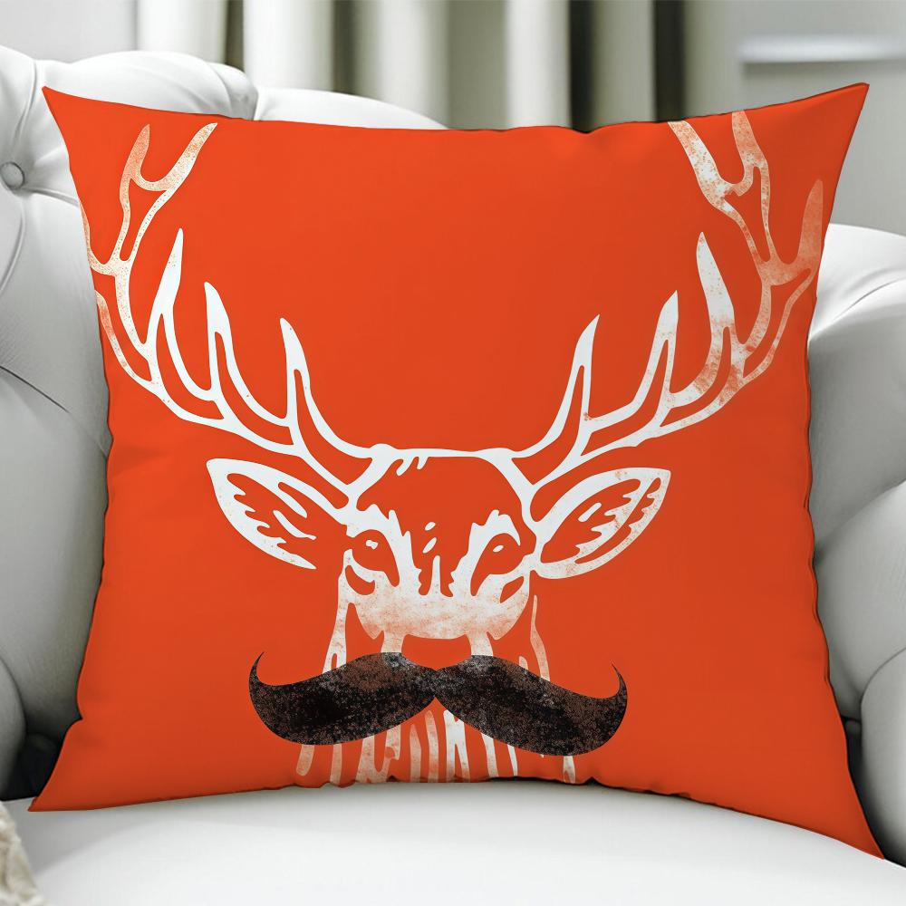 Fashion JJAGERMEISTERES cushion cover Birthday Anniversary Gifts Double Sided Printed Zipper Cushion Cover Soft Skin Bedding