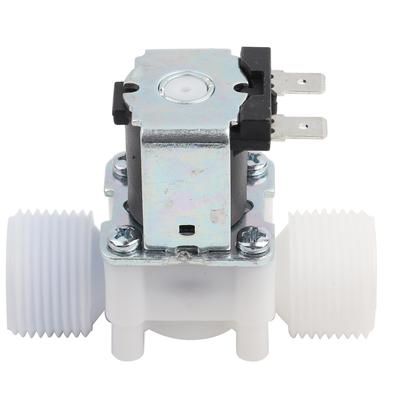 Пластиковый электромагнитный клапан DC 12V DN20 G3 4 нормально закрытый переключатель впуска воды