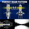H4 Car LED Headlight Bulb CSP Fan With Canbus High & Low Beam Car Light Turbo Led Diode Lamp Auto Motorcycle CSP 6500K 12V