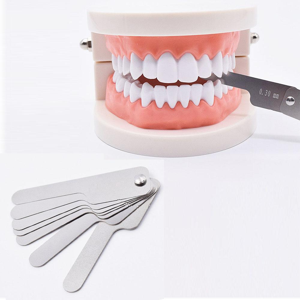Линейка для измерения межзубных промежутков Стоматологический калибр для межпроксимальной редукции Измерение межзубного промежутка Калибр для межзубных промежутков