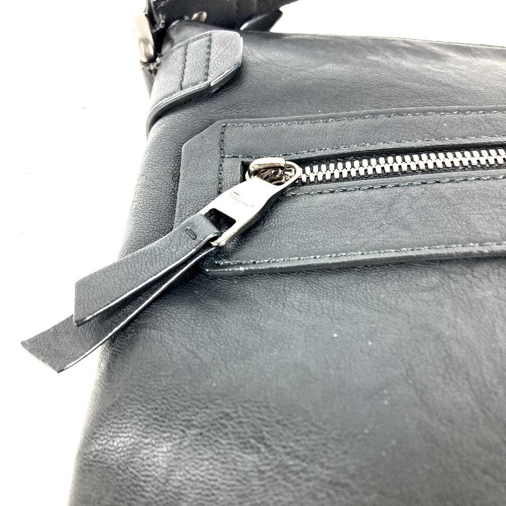Salvatore Ferragamo logo Bag Crossbody Shoulder Bag Leather Black