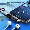 1PC 2-IN-1 Audio Converter Lightning/Type-C To 3.5MM For Apple 15 Samsung Huawei