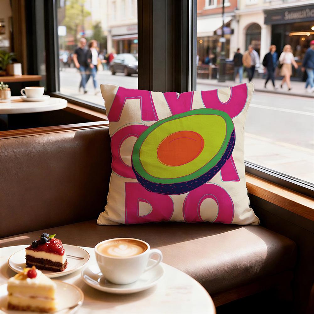 print pattern Avocado print Cushion Cover Decorative Cushion Cushions Covers Cover Sofa x Pillow Piece x x