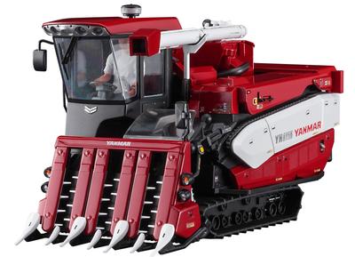 Hasegawa Construction Machinery Series Yanmar Зерноуборочный комбайн YH6115 Пластиковая модель WM07 1/35