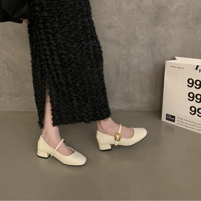 Женские туфли-лодочки, весенняя новинка, женские туфли Мэри Джейн, нежная мода, круглый носок, плоская подошва