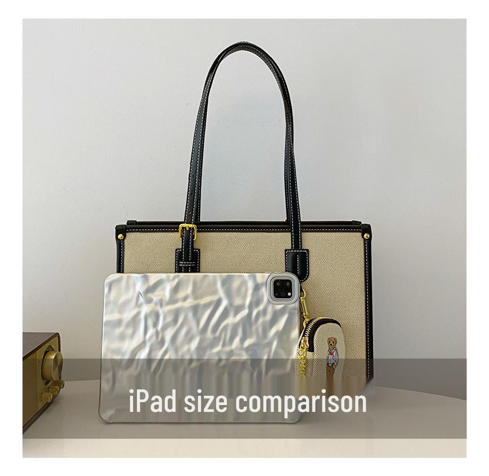 Сумка-тоут женская большой вместимости, модная, с кошельком для монет