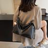 Solid High Quality  Shoulder Bags Simple Versatile Sense of Luxury Travel Style Bags