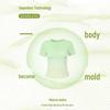 High-End Women's Gradient Quick-Dry Running T-Shirt - Slim Fit, Short-Sleeved Summer Sports Yoga Top