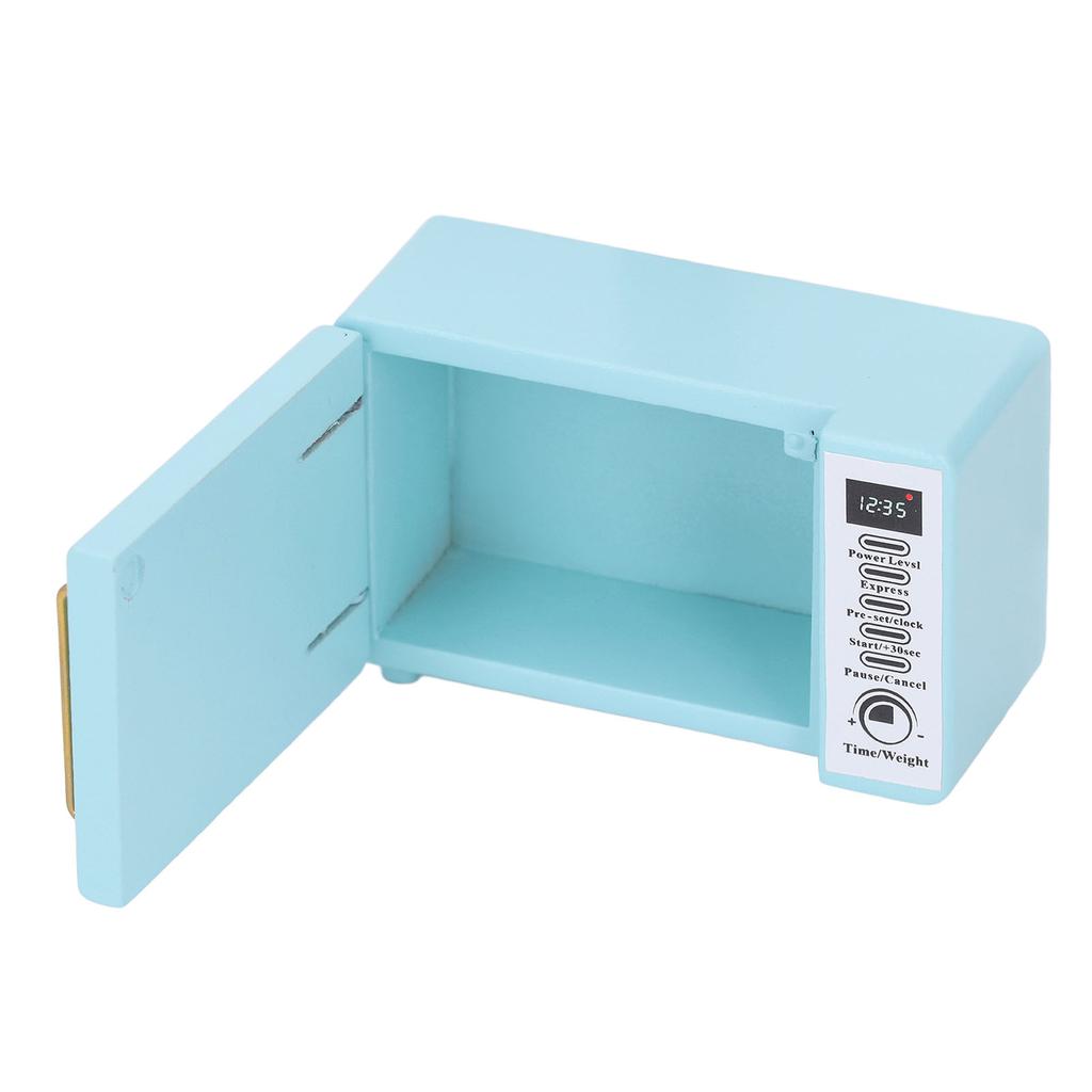 Doll House Miniature Microwave Miniature Microwave Oven Doll House Kitchen Scene Decoration for
