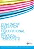 Книга Qualitative Research for Occupational and Physical Therapists : A Practical Guide