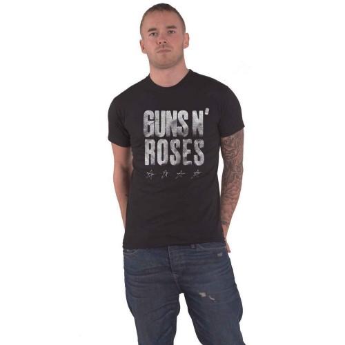 Guns N Roses Футболка унисекс с принтом на спине Paradise City Stars для взрослых