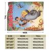 The Jungle Book Blankets  Soft Warm Print Plush Throw Blanket For Outdoor Airplane Travel Flannel Bedspread Bed Cover