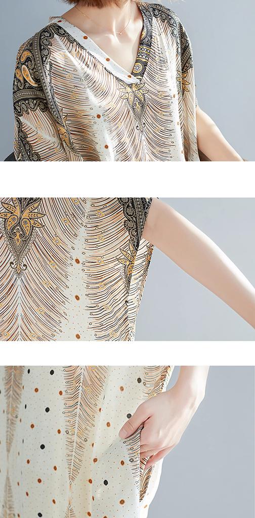 YUNHEN Макси Шорты Плюс Оверсайз Летняя Домашняя Одежда как показано в Женском Платье, Рукав, Оверсайз, Бохо, Размер, Силуэт, (Свободный размер, картинка)