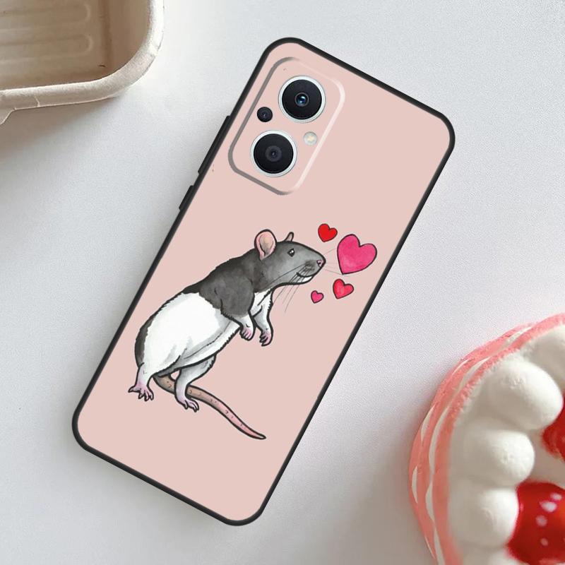 Чехол с рисунком мыши и крысы для OPPO Reno 10 Pro 11F 4Z 5Z 8T 4 5 6 7 8 Lite OPPO Find X2 X3 Neo X5 X6 Pro