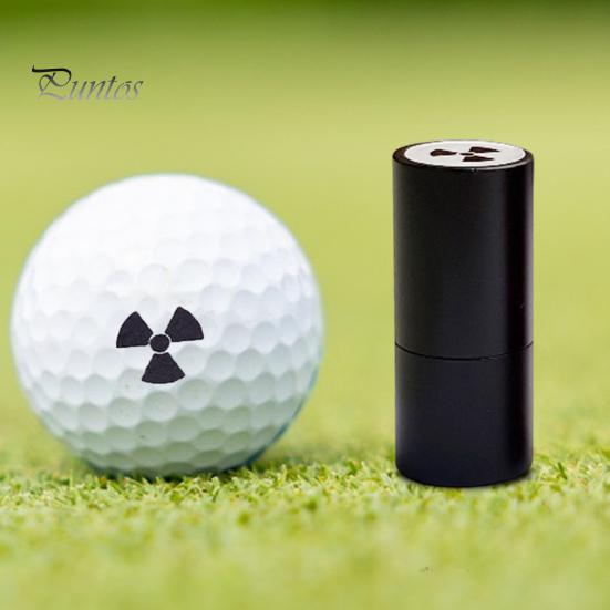 Golf Ball Stamp Waterproof Quick Drying Golf Ball Marker Tool Portable Ball Identification Metal Stamper Golf Accessories Golfer Gift