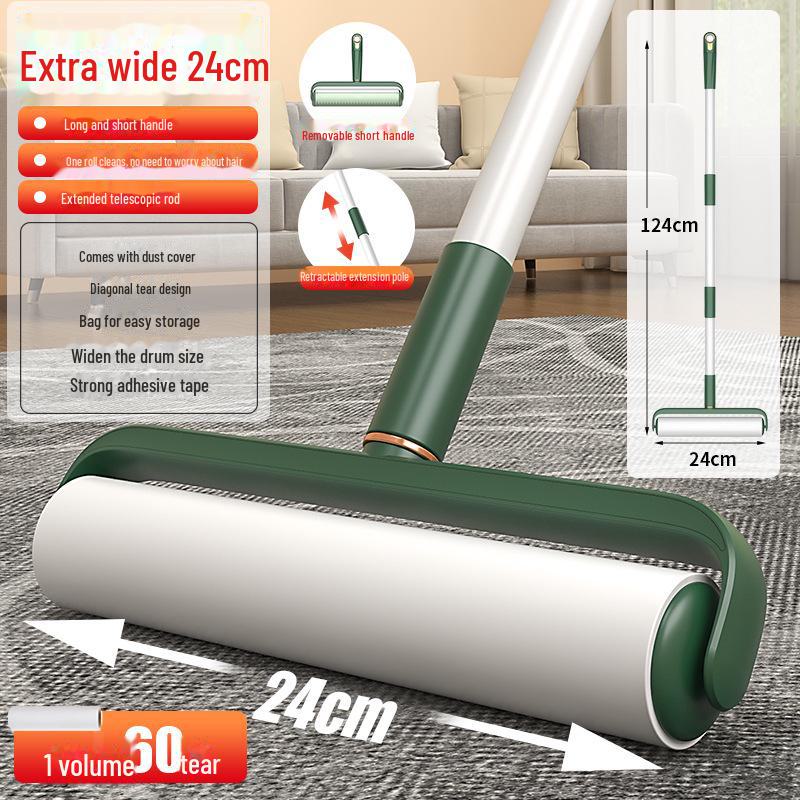 Выдвижной валик для удаления ворса со сменными листами