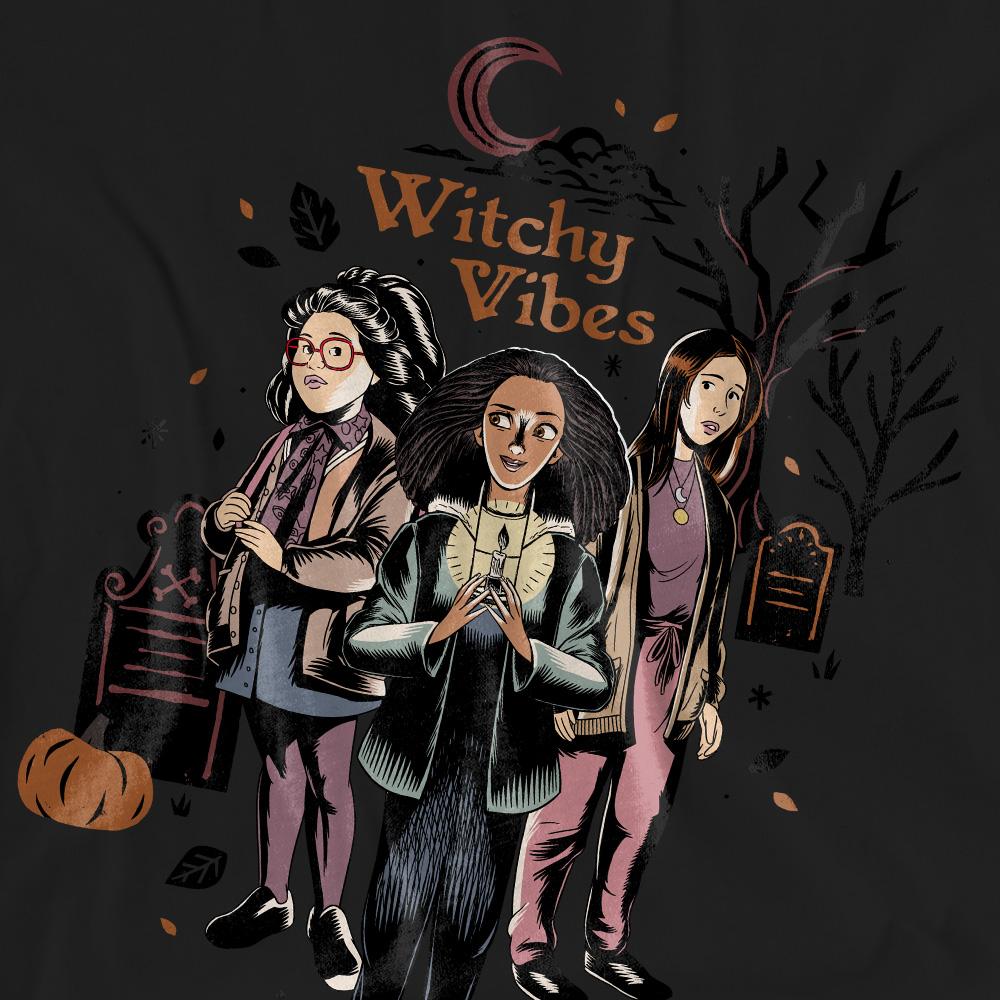 Hocus Pocus 2 Unisex Adult Witchy Vibes Becca Izzy Cassie T-Shirt