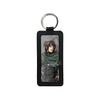 Front Attack On Titan Leather Keychain 07 Hanji Iron PU Leather Paper Epoxy Resin C.S.