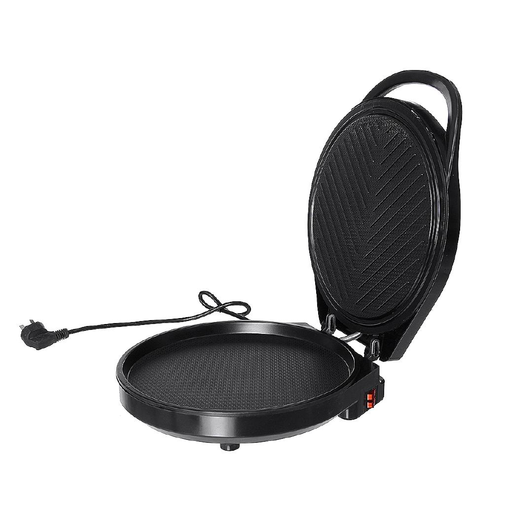 220V 1200W Electric Pancake Maker Automatic Double-sided Baking Pizza Machine Portable Household Roaster Waffle Machine