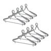 Industries Slide Catch Hangers with Pads, Extendable (Gray / Set of 8) - Catch-type Clothes Holder, Prevents Clothes from Sagging (Easy Drying,