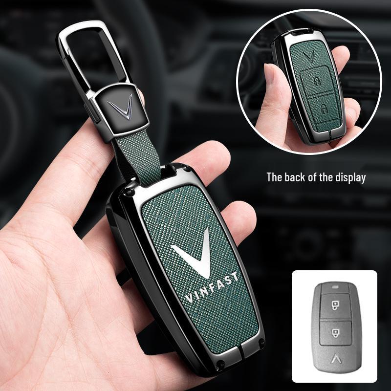 Vinfast Vietnam Car Key Case for Zhonghua V5/VF8 VF3/5/9 with Premium Keyring Buckle