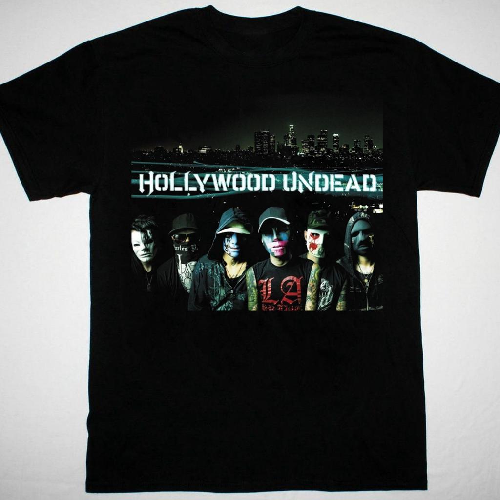 Hollywood Undead Poster Men T-shirt Black Cotton All Sizes
