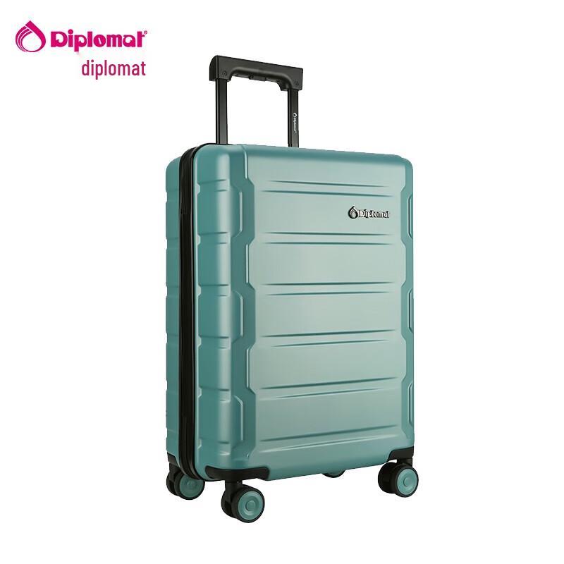 Чемодан Diplomat TC-26082 на колесиках, жесткий, с замком TSA